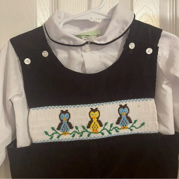Be Mine Smocked Owl Outfit - Picture 3 of 10